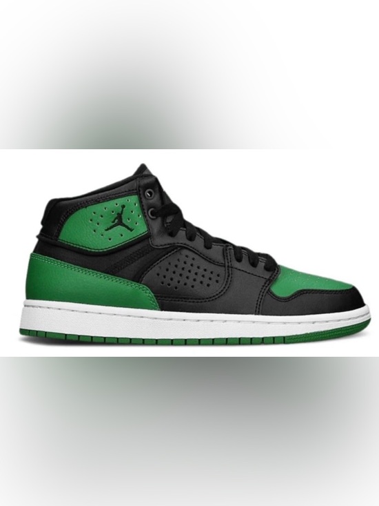 Jordan Other - EUC Nike Air [Jordan] Access High-Top Black Verde Green Sneakers Shoes Men's 11
